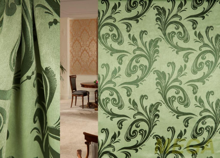 Ткани портьерные Жаккард Блэкаут JL BKJ1028-27/150 Bl