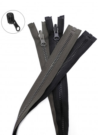 Молния трактор Т8 1 замок у/з бегунок перекидной LOGO 75см в Орле