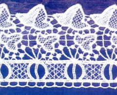 Кружево № 6005649 шир 60мм(уп.9м)