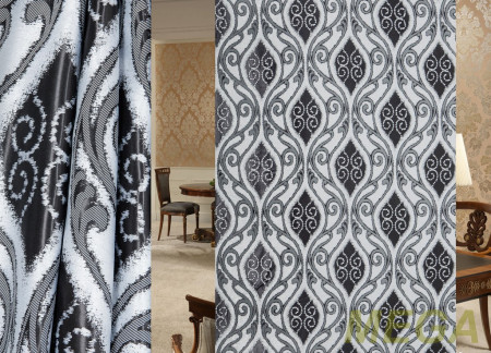 Ткани портьерные Жаккард Блэкаут JL BKJ-1466-102/280 Bl