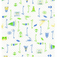 Полотно трикотажное Кулирка 30/1 набивная в рулоне  в Орле