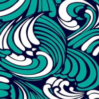 Полотно трикотажное Кулирка 30/1 набивная в рулоне  в Орле